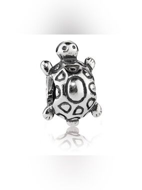 Authentic Pandora Retired Turtle 925 Ale Sterling Silver Charm